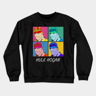 Hulk Hogan 80s Pop Art Style Crewneck Sweatshirt